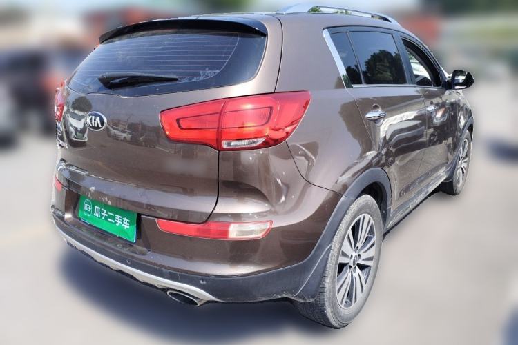 Used Kia Sportage R 2015 2.0L Automatic Two-Wheel Drive DLX Model Rear Right 45 Deg