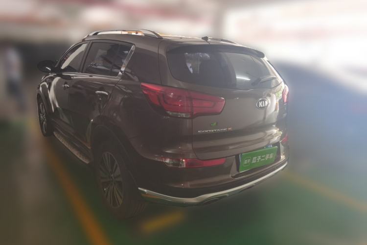 Used Kia Sportage R 2015 2.0L Automatic Two-Wheel Drive DLX Model Rear Left 45 Deg