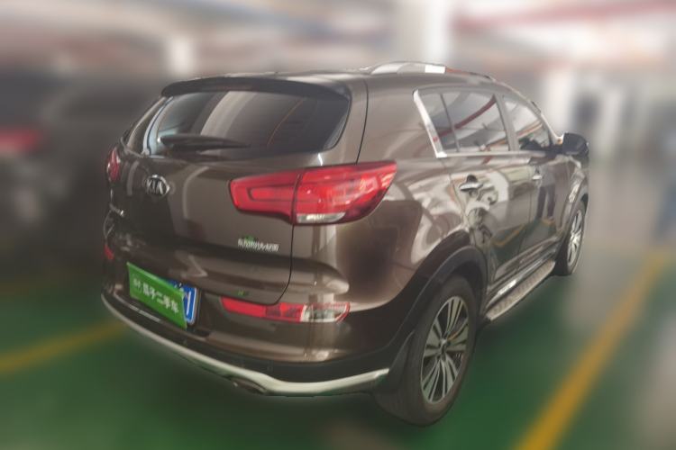 Used Kia Sportage R 2015 2.0L Automatic Two-Wheel Drive DLX Model Rear Right 45 Deg
