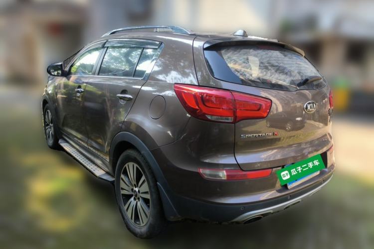 Used Kia Sportage R 2015 2.0L Automatic Two-Wheel Drive DLX Model Rear Left 45 Deg