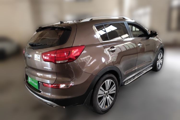 Used Kia Sportage R 2015 2.0L Automatic Two-Wheel Drive DLX Model Rear Right 45 Deg