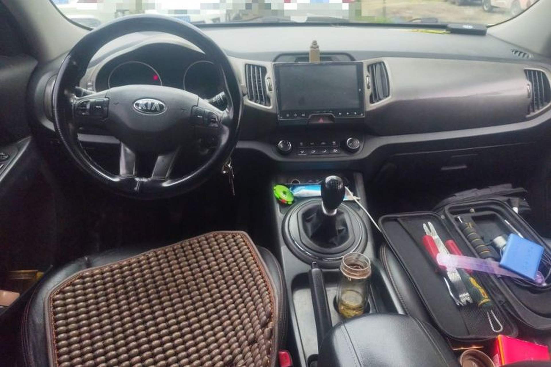 Used Kia Sportage R 2015 2.0L Manual Two-Wheel Drive GL Model Center Console