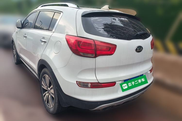 Used Kia Sportage R 2015 2.0L Automatic Two-Wheel Drive DLX Model Rear Left 45 Deg