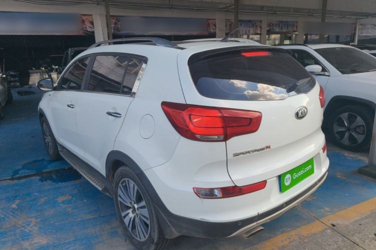 Used Kia Sportage R 2015 2.0L Automatic Two-Wheel Drive DLX Model Rear Left 45 Deg