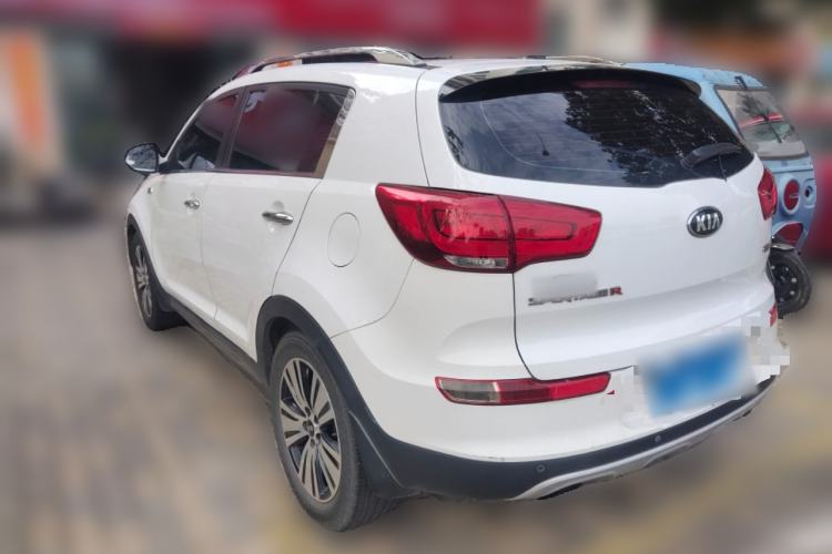 Used Kia Sportage R 2015 2.0L Automatic Two-Wheel Drive DLX Model Rear Left 45 Deg