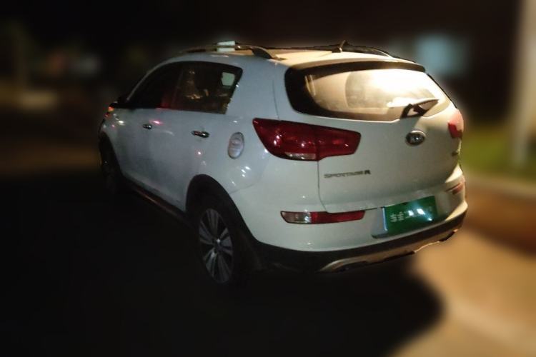 Used Kia Sportage R 2015 2.0L Automatic Two-Wheel Drive DLX Model Rear Left 45 Deg