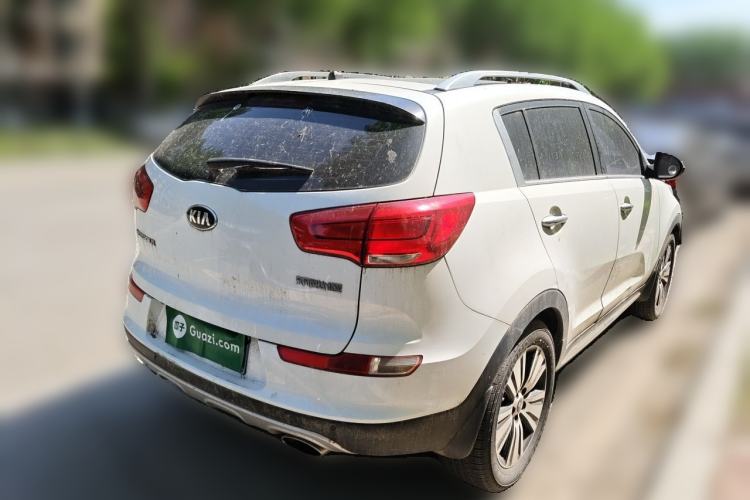 Used Kia Sportage R 2015 2.0L Automatic Two-Wheel Drive DLX Model Rear Right 45 Deg