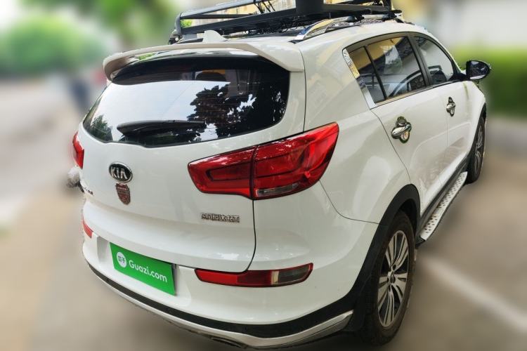 Used Kia Sportage R 2015 2.0L Automatic Two-Wheel Drive DLX Model Rear Right 45 Deg