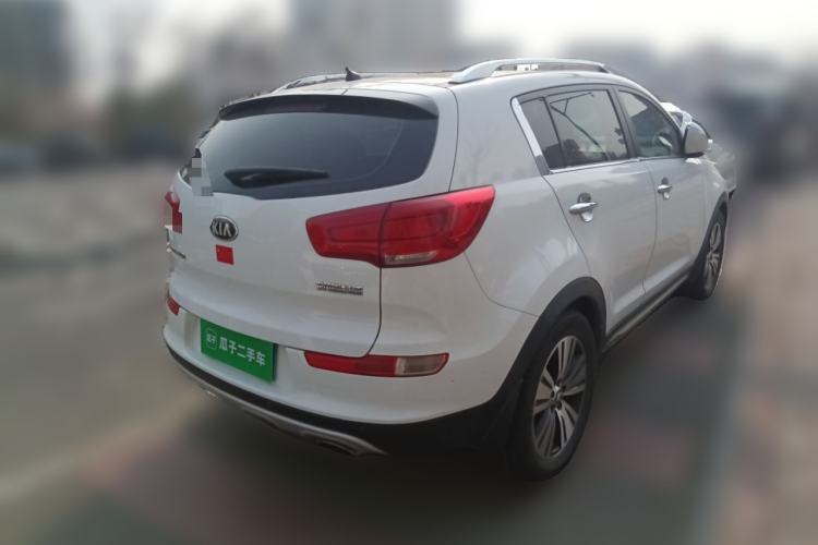 Used Kia Sportage R 2015 2.0L Automatic Two-Wheel Drive DLX Model Rear Right 45 Deg