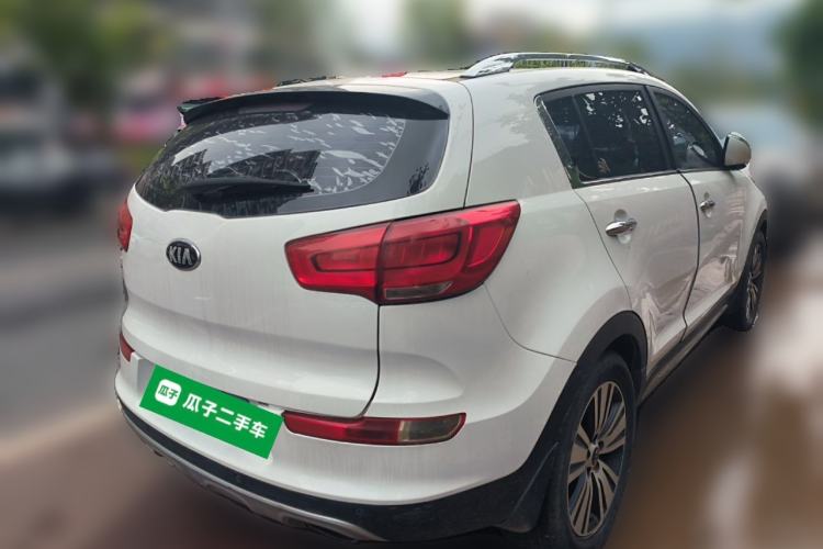 Used Kia Sportage R 2015 2.0L Automatic Two-Wheel Drive DLX Model Rear Right 45 Deg
