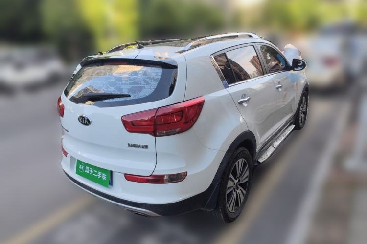 Used Kia Sportage R 2015 2.0L Automatic Two-Wheel Drive DLX Model Rear Right 45 Deg
