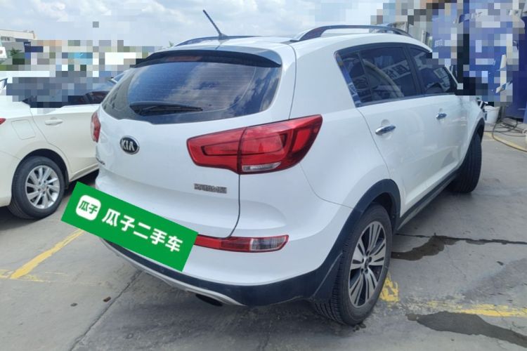 Used Kia Sportage R 2015 2.0L Automatic Two-Wheel Drive DLX Model Rear Right 45 Deg