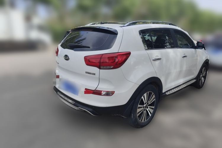 Used Kia Sportage R 2015 2.0L Automatic Two-Wheel Drive DLX Model Rear Right 45 Deg