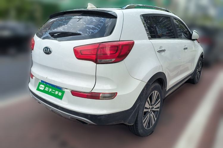 Used Kia Sportage R 2015 2.0L Automatic Two-Wheel Drive DLX Model Rear Right 45 Deg