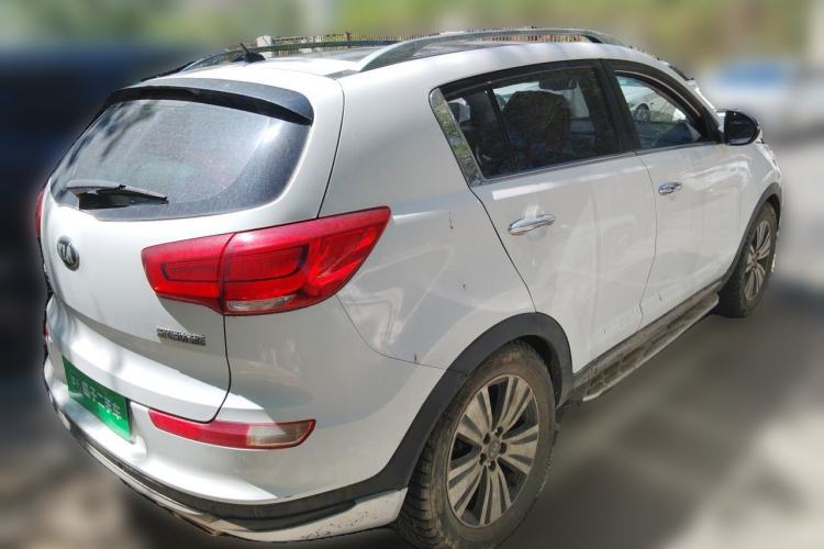 Used Kia Sportage R 2015 2.0L Automatic Two-Wheel Drive DLX Model Rear Right 45 Deg