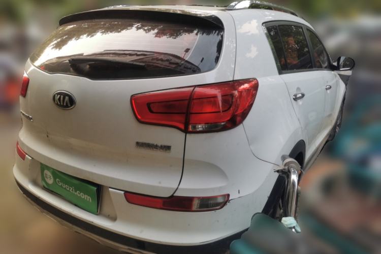 Used Kia Sportage R 2015 2.0L Automatic Two-Wheel Drive DLX Model Rear Right 45 Deg