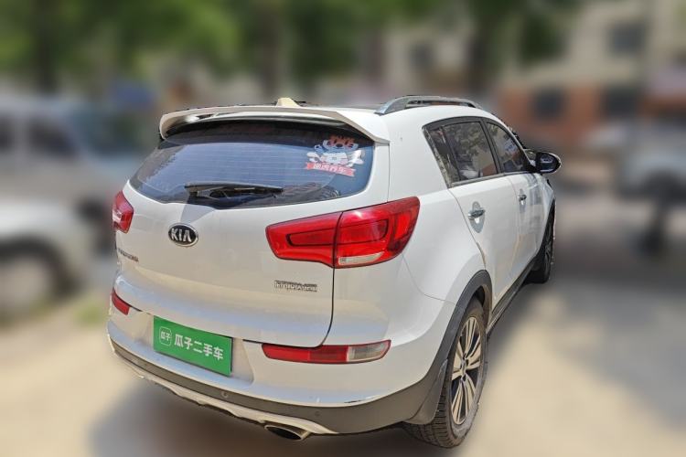 Used Kia Sportage R 2015 2.0L Automatic Two-Wheel Drive DLX Model Rear Right 45 Deg