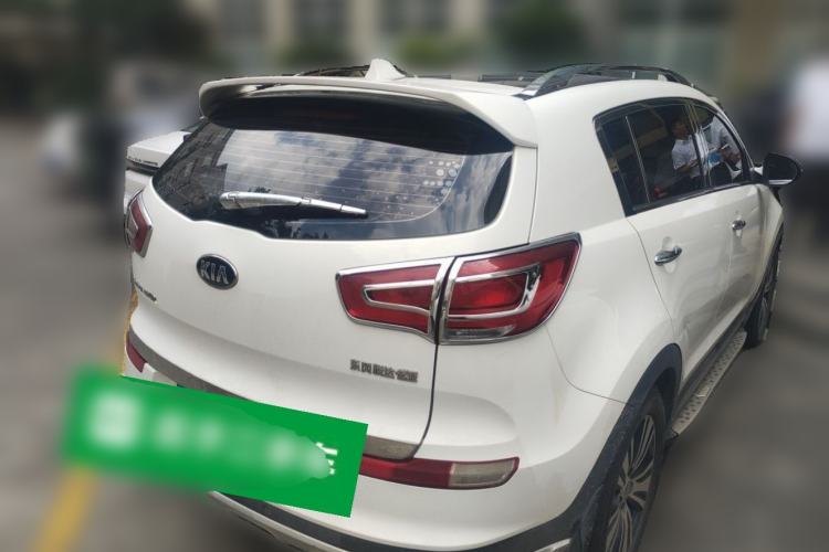 Used Kia Sportage R 2015 2.0L Automatic Two-Wheel Drive DLX Model Rear Right 45 Deg