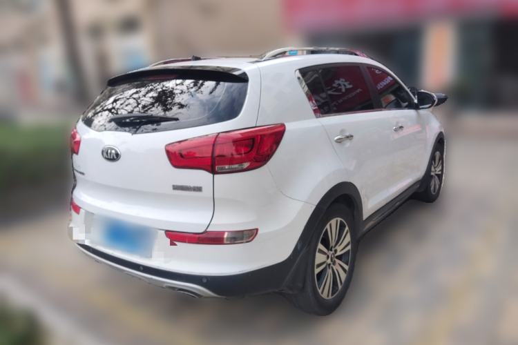 Used Kia Sportage R 2015 2.0L Automatic Two-Wheel Drive DLX Model Rear Right 45 Deg