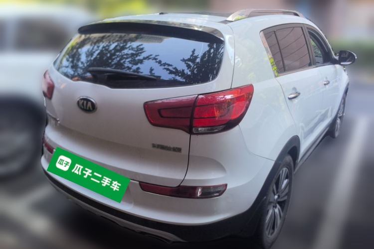 Used Kia Sportage R 2015 2.0L Automatic Two-Wheel Drive DLX Model Rear Right 45 Deg