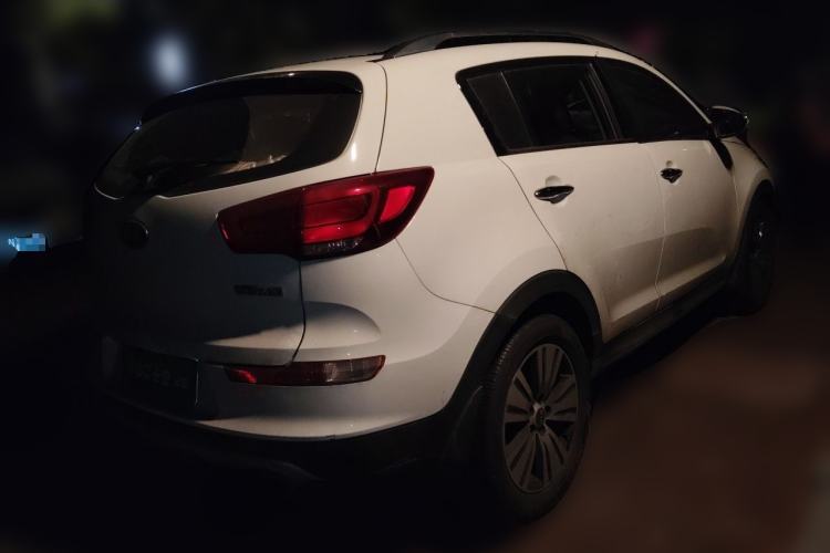 Used Kia Sportage R 2015 2.0L Automatic Two-Wheel Drive DLX Model Rear Right 45 Deg