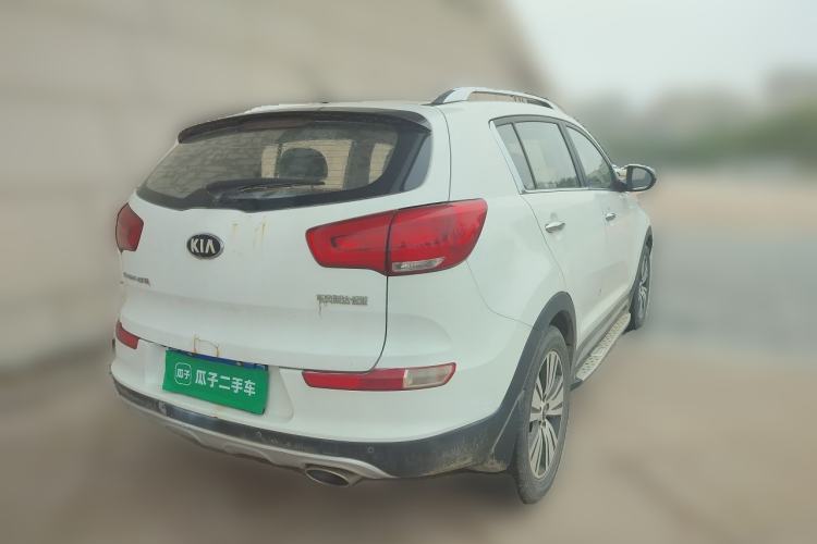 Used Kia Sportage R 2015 2.0L Automatic Two-Wheel Drive DLX Model Rear Right 45 Deg