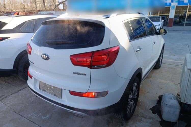 Used Kia Sportage R 2015 2.0L Automatic Two-Wheel Drive DLX Model Rear Right 45 Deg