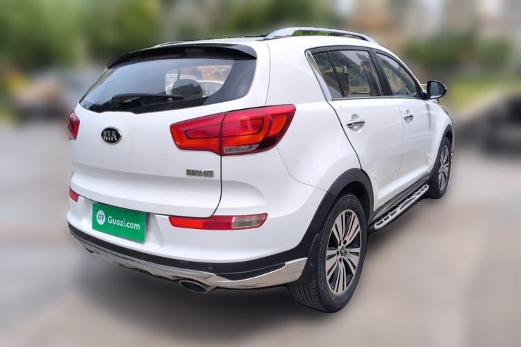 Used Kia Sportage R 2015 2.0L Automatic Two-Wheel Drive DLX Model Rear Right 45 Deg