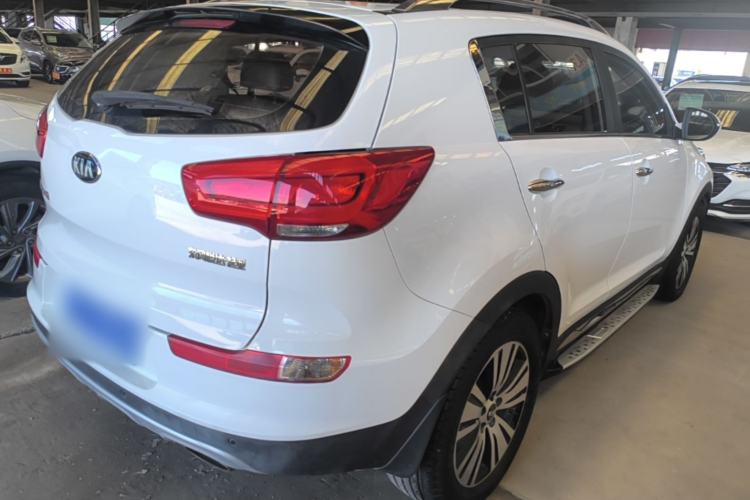 Used Kia Sportage R 2015 2.0L Automatic Two-Wheel Drive DLX Model Rear Right 45 Deg