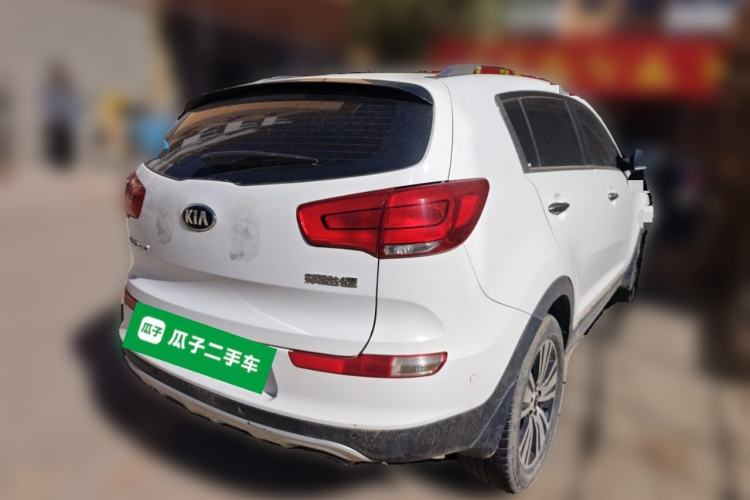 Used Kia Sportage R 2015 2.0L Automatic Two-Wheel Drive DLX Model Rear Right 45 Deg