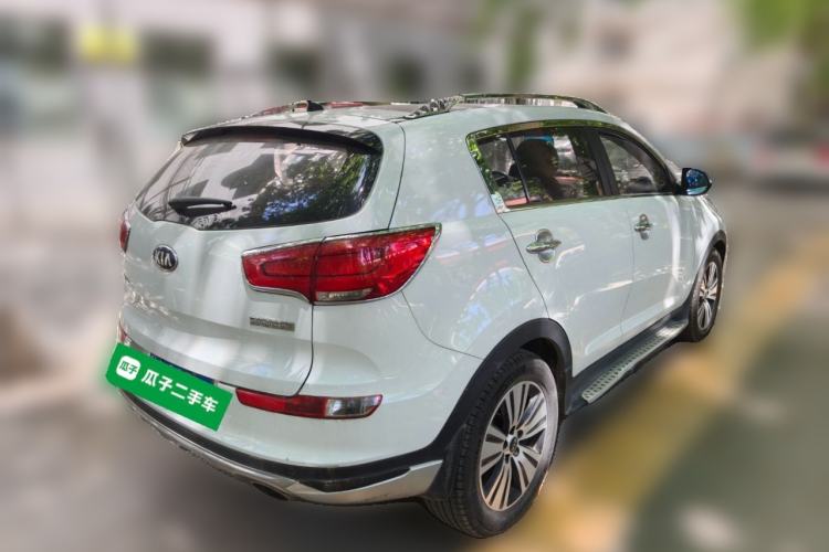 Used Kia Sportage R 2015 2.0L Automatic Two-Wheel Drive DLX Model Rear Right 45 Deg