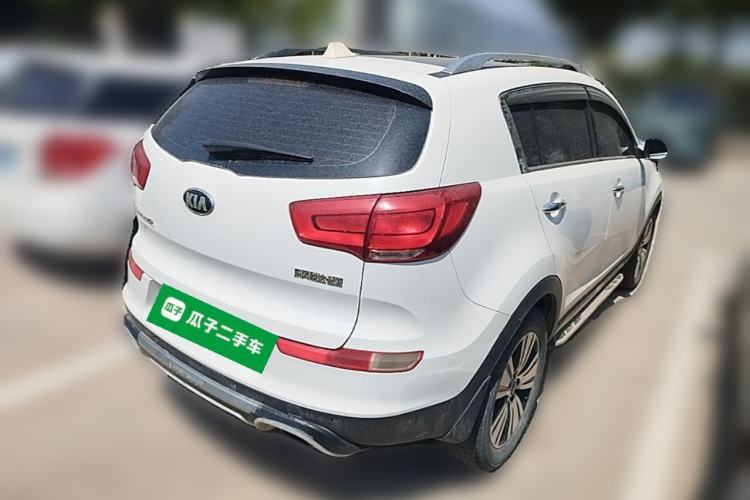 Used Kia Sportage R 2015 2.0L Automatic Two-Wheel Drive DLX Model Rear Right 45 Deg