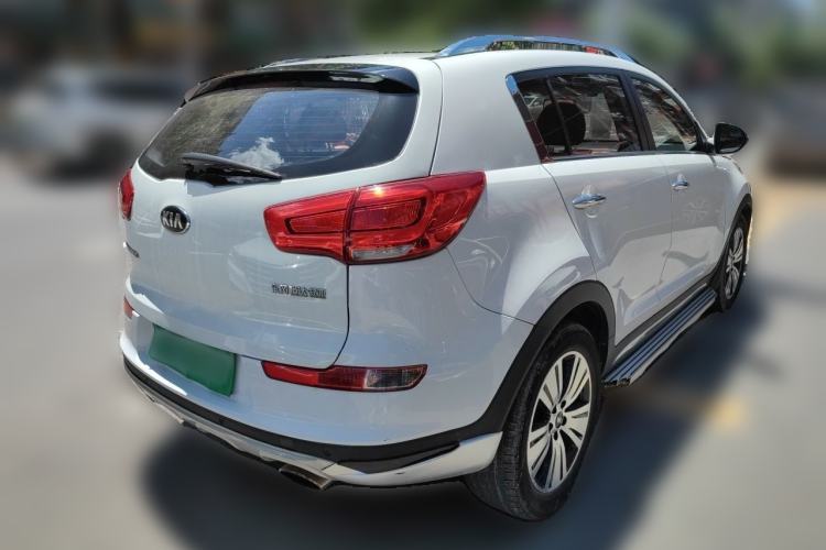Used Kia Sportage R 2015 2.0L Automatic Two-Wheel Drive DLX Model Rear Right 45 Deg