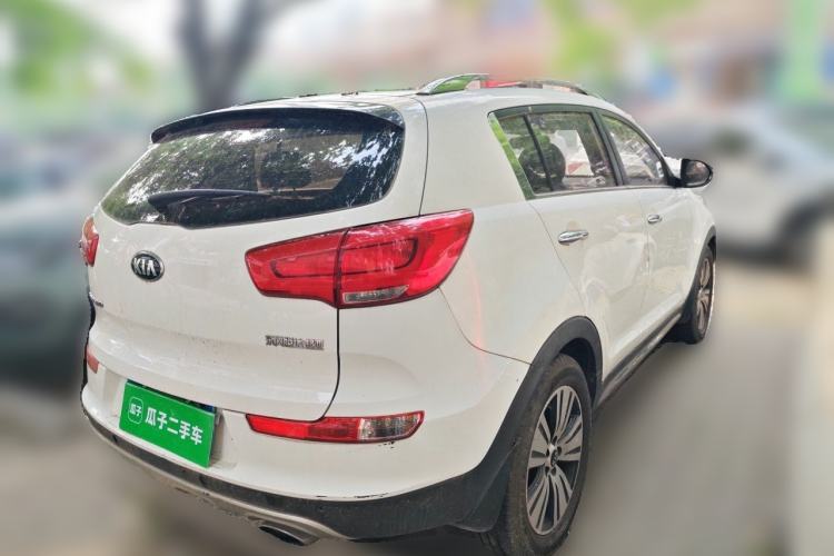 Used Kia Sportage R 2015 2.0L Automatic Two-Wheel Drive DLX Model Rear Right 45 Deg