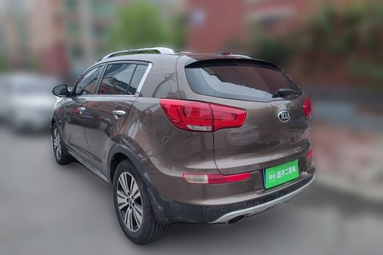 Used Kia Sportage R 2015 2.0L Automatic Two-Wheel Drive DLX Model Rear Left 45 Deg