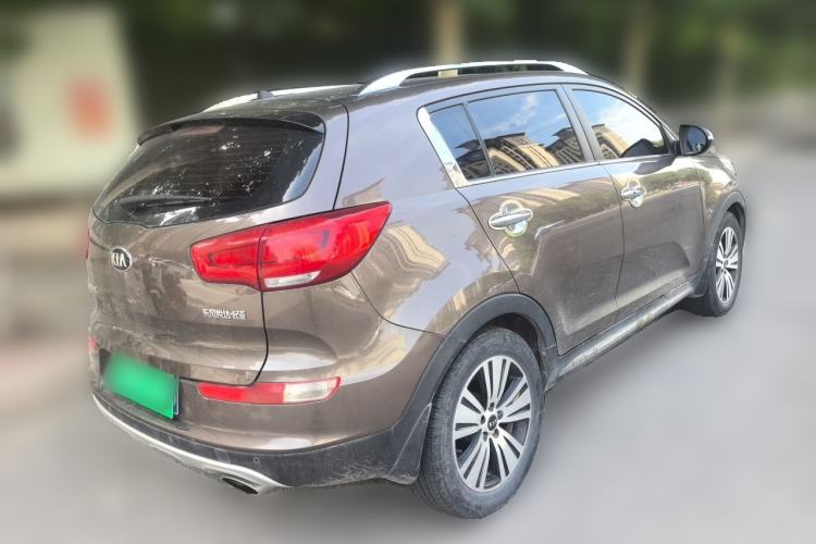 Used Kia Sportage R 2015 2.0L Automatic Two-Wheel Drive DLX Model Rear Right 45 Deg
