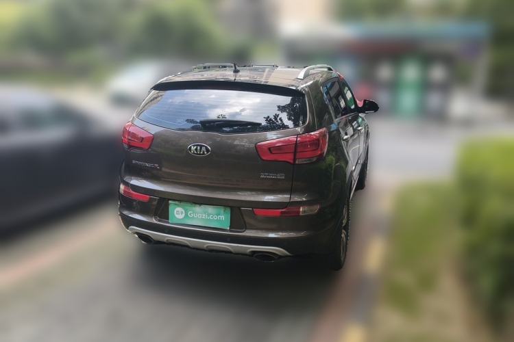 Used Kia Sportage R 2015 2.0L Automatic Two-Wheel Drive DLX Model Rear Right 45 Deg
