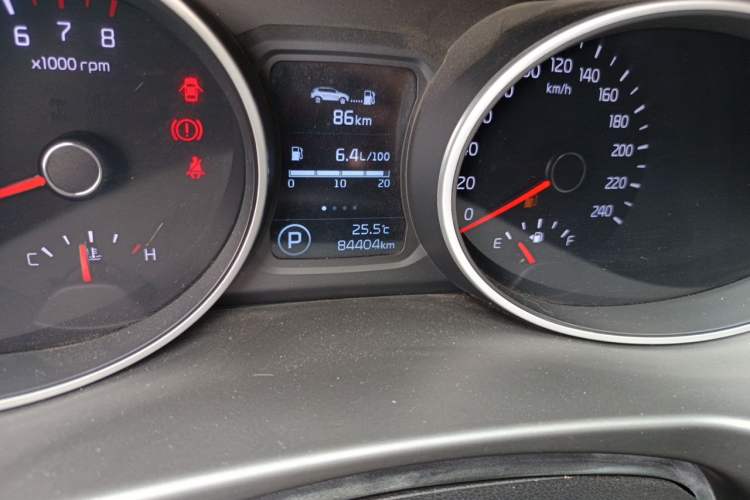 Used Kia Sportage R 2016 2.0L Automatic Two-Wheel Drive GL Odometer Close Up