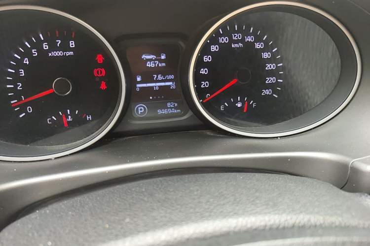 Used Kia Sportage R 2016 2.0L Automatic Two-Wheel Drive GL Odometer Close Up