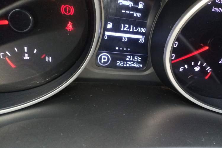 Used Kia Sportage R 2016 2.0L Automatic Two-Wheel Drive GL Odometer Close Up