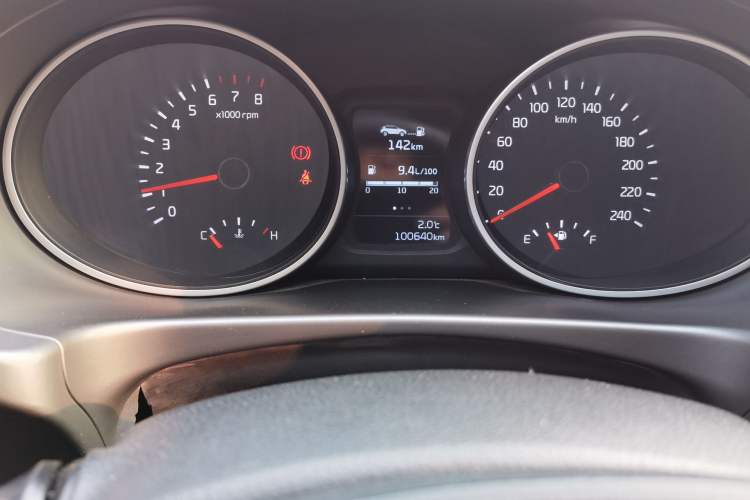 Used Kia Sportage R 2016 2.0L Manual Two-Wheel Drive GL Trim Odometer Close Up