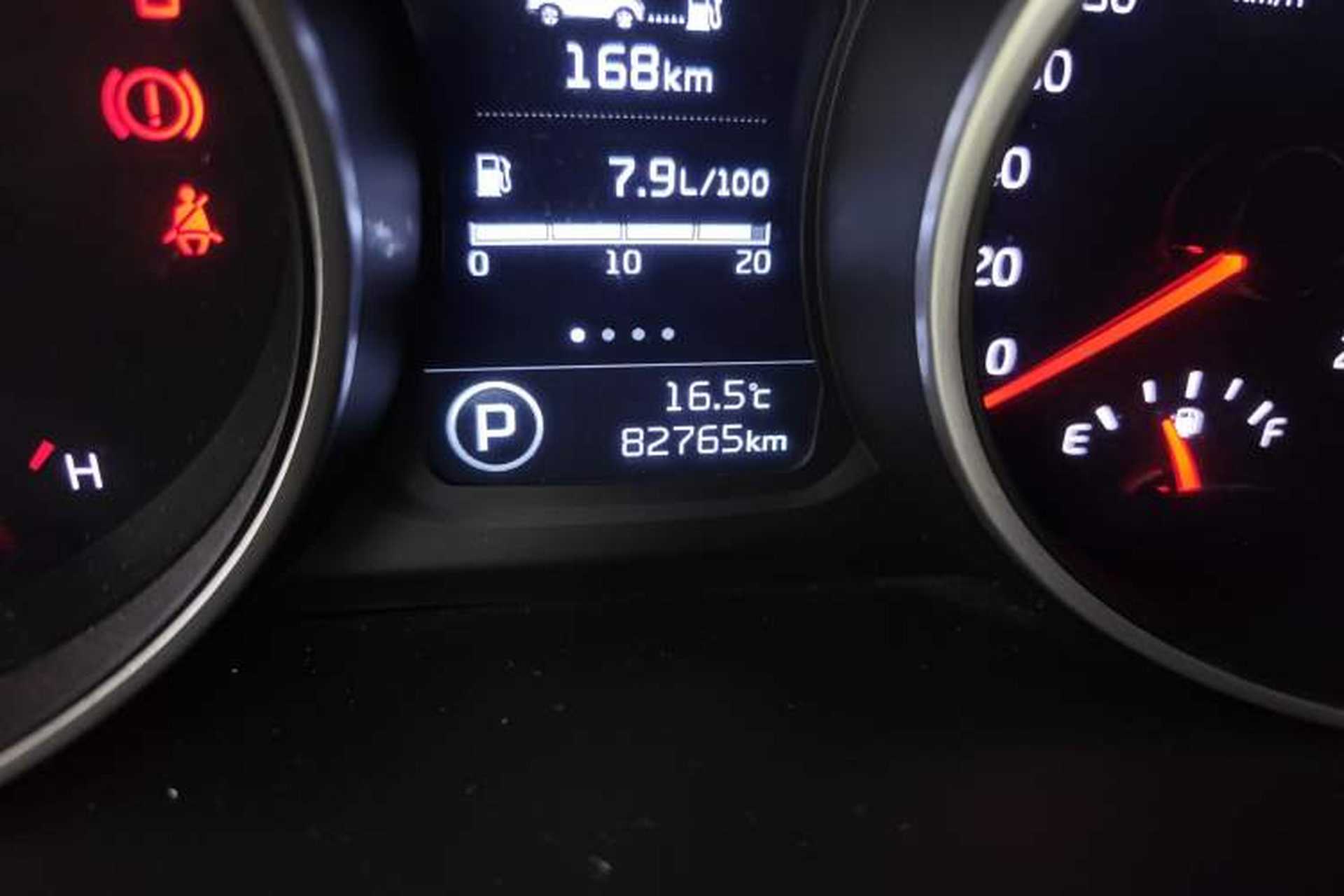 Used Kia Sportage R 2016 2.0L Automatic Two-Wheel Drive GL Odometer Close Up