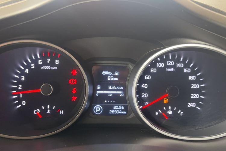 Used Kia Sportage R 2016 2.0L Automatic Two-Wheel Drive GL Odometer Close Up