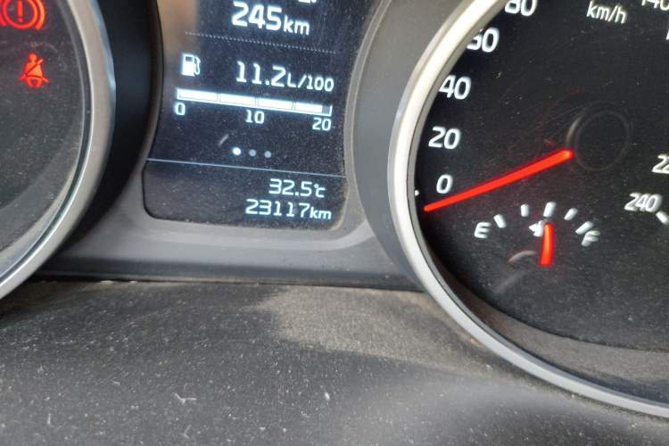 Used Kia Sportage R 2016 2.0L Manual Two-Wheel Drive GL Trim Odometer Close Up