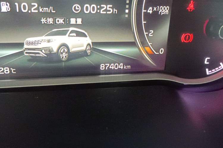 Used Kia Sportage R 2019 2.0L Automatic Smart Luxury Edition Odometer Close Up