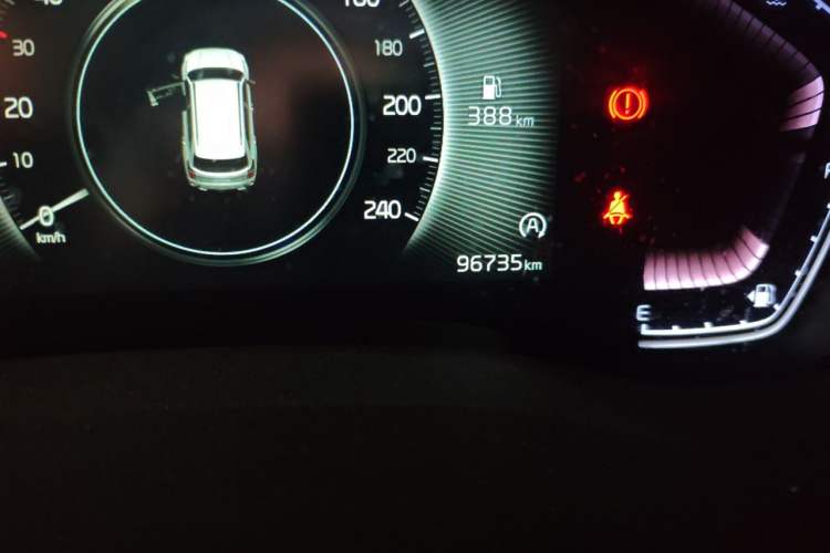 Used Kia Sportage R 2021 Ace 2.0L Splendid Edition Odometer Close Up