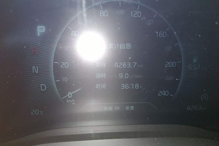 Used Kia Sportage R 2021 Ace 2.0L Splendid Edition Odometer Close Up