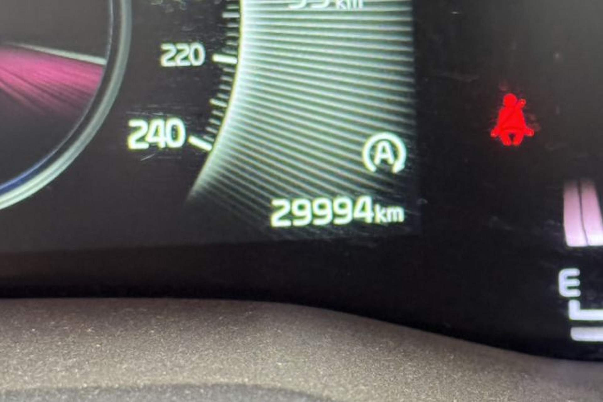 Used Kia Sportage R 2021 Ace 2.0L Splendid Edition Odometer Close Up