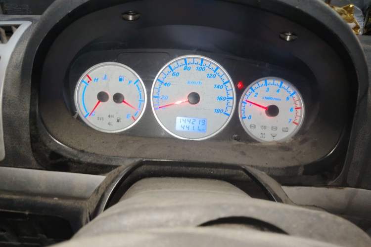 Used King Long Golden Way  Odometer Close Up