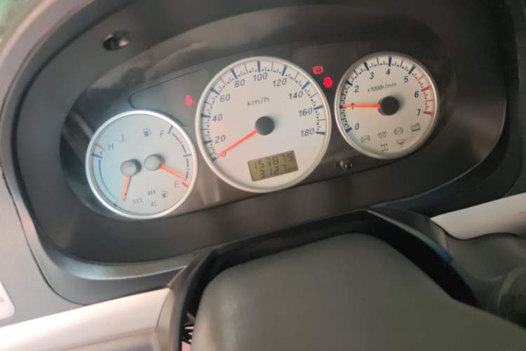 Used King Long Golden Way  Odometer Close Up